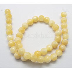 Natural Yellow Jade Beads&nbsp;X-G-Q276-1