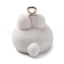 Flocky Animal Resin Pendants&nbsp;FIND-S001-06N