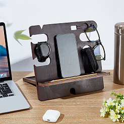 Wood Storage Organizer Stands for Watch&nbsp;ODIS-WH0038-142B