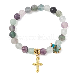 Religion Alloy Cross Charm Bracelets&nbsp;BJEW-JB13402