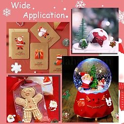 40Pcs 20 Styles Christmas Opaque Resin Decoden Cabochons&nbsp;RESI-YW0001-83