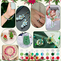 1080Pcs 24 Style Mixed Glass Beads&nbsp;GLAD-PH0001-09
