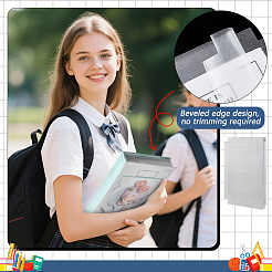 10Pcs Self-adhesive Plastic Book Cover&nbsp;AJEW-WH0752-332A