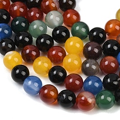 Natural Agate Beads Strands&nbsp;G-B171-B04-8mm