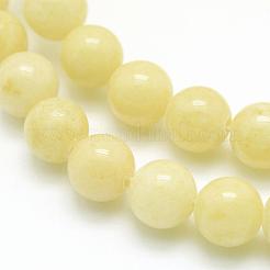 Natural Mashan Jade Round Beads Strands&nbsp;G-D263-10mm-XS06