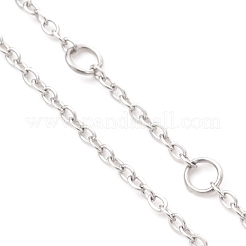 304 Stainless Steel Cable Chains Bracelet Making&nbsp;AJEW-JB01494