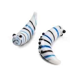 Handmade Lampwork Worm Figurines&nbsp;LA-CBA77D3-01F