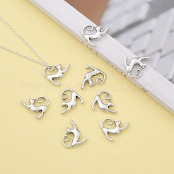 Tibetan Style Alloy Kitten Pendants&nbsp;TIBEP-A22092-AS-LF