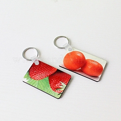 Sublimation Double-Sided Blank MDF Keychains&nbsp;LS-ZXFQ-PW0001-050