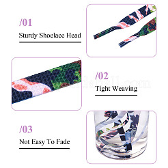 4Pairs 4 Colors Camouflage Color Polyester Shoelaces&nbsp;FIND-TA0010-23