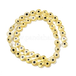 Handmade Evil Eye Lampwork Beads Strands&nbsp;LAMP-G164-10B-05