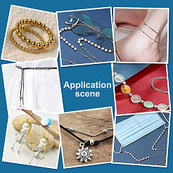 5 Style 304 Stainless Steel Beads&nbsp;STAS-UN0054-68