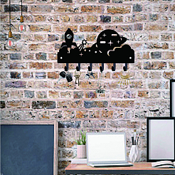 Iron Wall Mounted Hook Hangers&nbsp;AJEW-WH0156-013