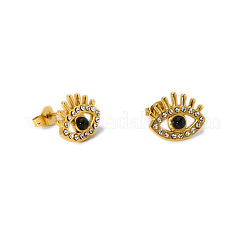 Vintage Evil Eye 304 Stainless Steel Stud Earrings&nbsp;GK8780