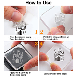 PVC Plastic Stamps&nbsp;DIY-WH0167-56-72