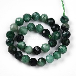 Natural Fuchsite Beads Strands&nbsp;G-S345-6mm-33