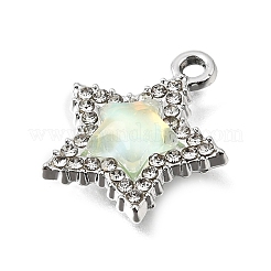 UV Plating Alloy Crystal Rhinestone Pendants&nbsp;RB-CBAD37D-23P