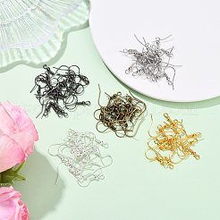 500Pcs 5 Colors Iron Earring Hooks&nbsp;IFIN-YW0004-06