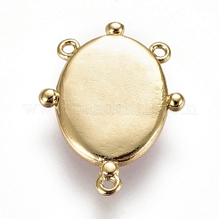 Golden Plated Brass Chandelier Component Links&nbsp;KK-L155-03E-G