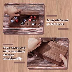 Wood Jewely Display Boxes&nbsp;ODIS-WH0078-85