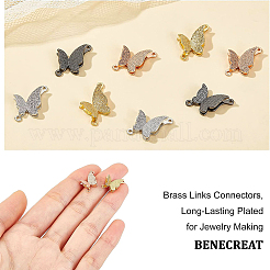 12Pcs 4 Colors Brass Links Connectors&nbsp;KK-BC0002-47