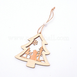 Wooden Ornaments&nbsp;WOOD-WH0107-66