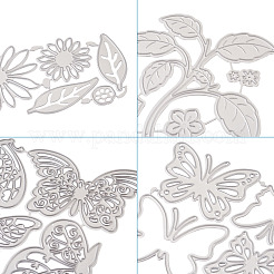 Flower & Leaf & Butterfly Frame Carbon Steel Cutting Dies Stencils&nbsp;DIY-TA0002-88
