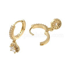 Brass Dangle Earrings&nbsp;EJEW-L271-14KCG-02