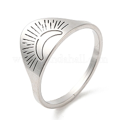 Non-Tarnish 304 Stainless Steel Adjustable Rings&nbsp;RJEW-K245-54P