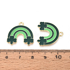 Saint Patrick's Day Alloy Enamel Pendants&nbsp;ENAM-T023-07B
