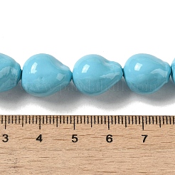 Electroplated Glass Imitation Pearl Beads Strands&nbsp;BSHE-G035-01A-10-1