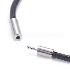 Waxed Cord Necklace Making&nbsp;X-MAK-L019-02A