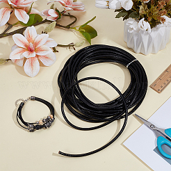 10 Yards Round Cowhide Leather Cord&nbsp;WL-BC0001-06
