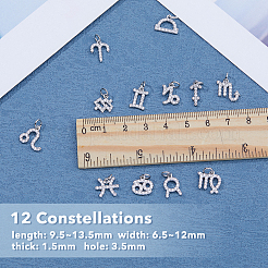 12Pcs 12 Style Brass Micro Pave Cubic Zirconia Charms&nbsp;KK-FH0006-80