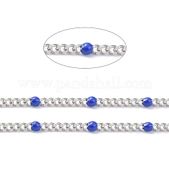 304 Stainless Steel Enamel Curb Chains&nbsp;CHS-P013-01P-09