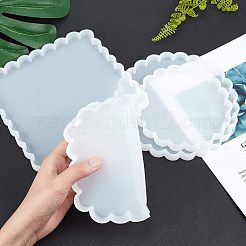 Waved Cup Pad Silicone Molds&nbsp;DIY-OC0002-04