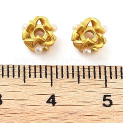 Flower Brass Beads&nbsp;KK-S393-05