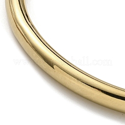 3Pcs 3 Colors PVD Vacuum Plating 202 Stainless Steel Plain Ring Bangle Sets&nbsp;BJEW-M317-15