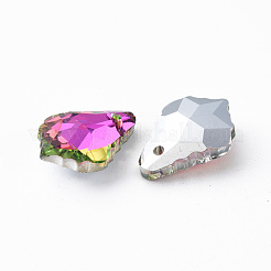 Electroplated Glass Pendants&nbsp;EGLA-N006-019
