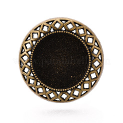 Adjustable Alloy & Iron Bezel Cup Ring Base with Rotatable Tray&nbsp;MAK-T012-05AB