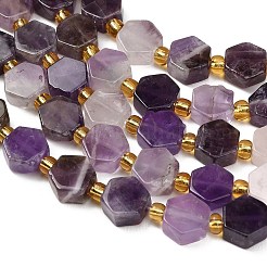 Natural Amethyst Beads Strands&nbsp;G-F833-B08-01