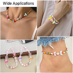 50Pcs 10 Colors Opaque Acrylic Beads&nbsp;MACR-CJ0002-39