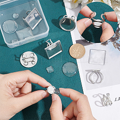 DIY Blank Dome Ring Making Kit&nbsp;DIY-UN0003-99