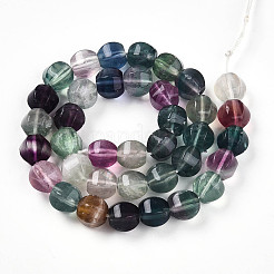 Natural Colorful Fluorite Beads Strands&nbsp;G-T139-55