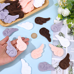 40Pcs 4 Colors Cloth Ornaments Accessories&nbsp;AJEW-GF0012-68