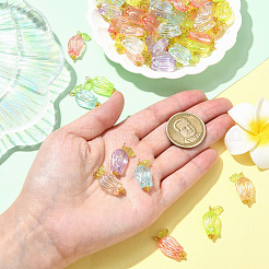 200Pcs Transparent ABS Plastic Pendants&nbsp;PALLOY-CJ00120