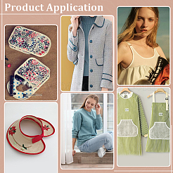 Cotton Ribbons&nbsp;SRIB-WH0011-400B