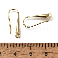 Brass Earring Hooks&nbsp;KK-H502-15G