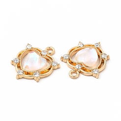Rack Plating Eco-friendly Alloy Crystal Rhinestone Pendants&nbsp;FIND-A025-08G