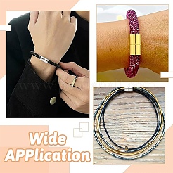 8Pcs 2 Colors Brass Magnetic Clasps&nbsp;FIND-YW0007-40